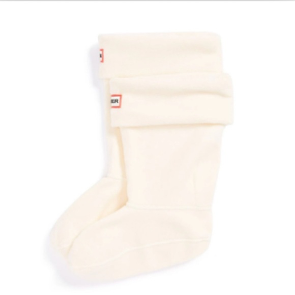 HUNTER NIB Boot Socks for Original Hunter Short Boots Cream - Picture 1 of 5